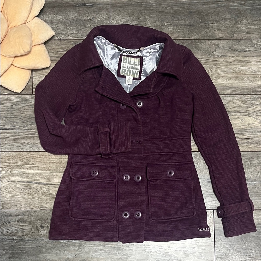 Billabong Deep Purple Pea Coat